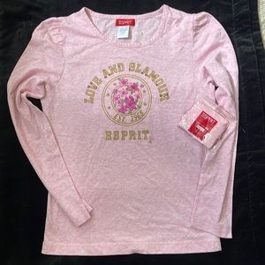 Pink Esprit  T-shirt w/panties. Size S.